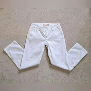 ❤️ Joe Fresh White Ankle Length Pants Size 2 Cotton